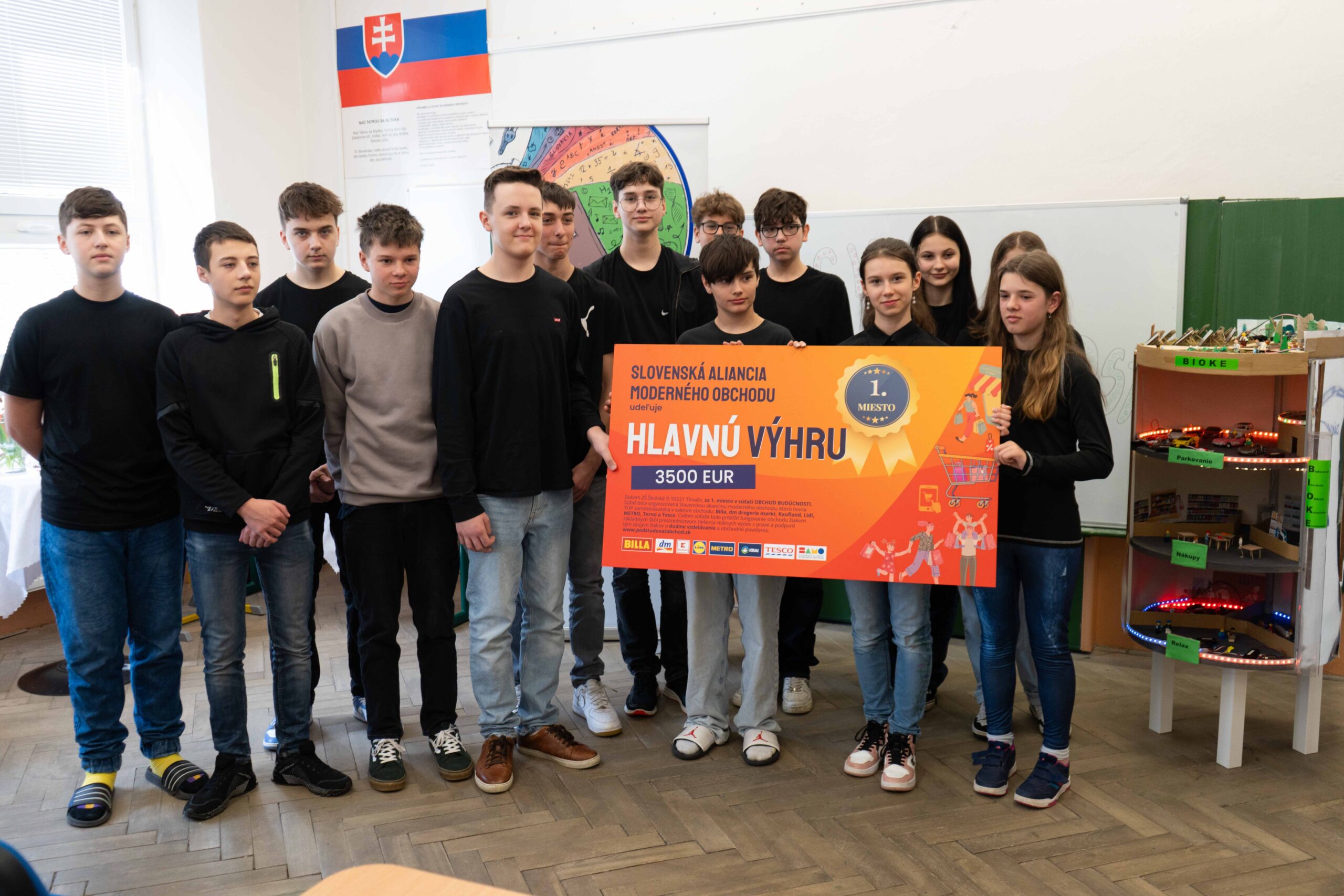 Žiaci prezentujú svoj súťažný projekt